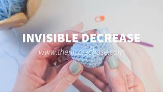 Invisible Decrease | Crochet Stitch Tutorial