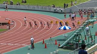 2017東部強化記録会0821　女子100m　4組～6組