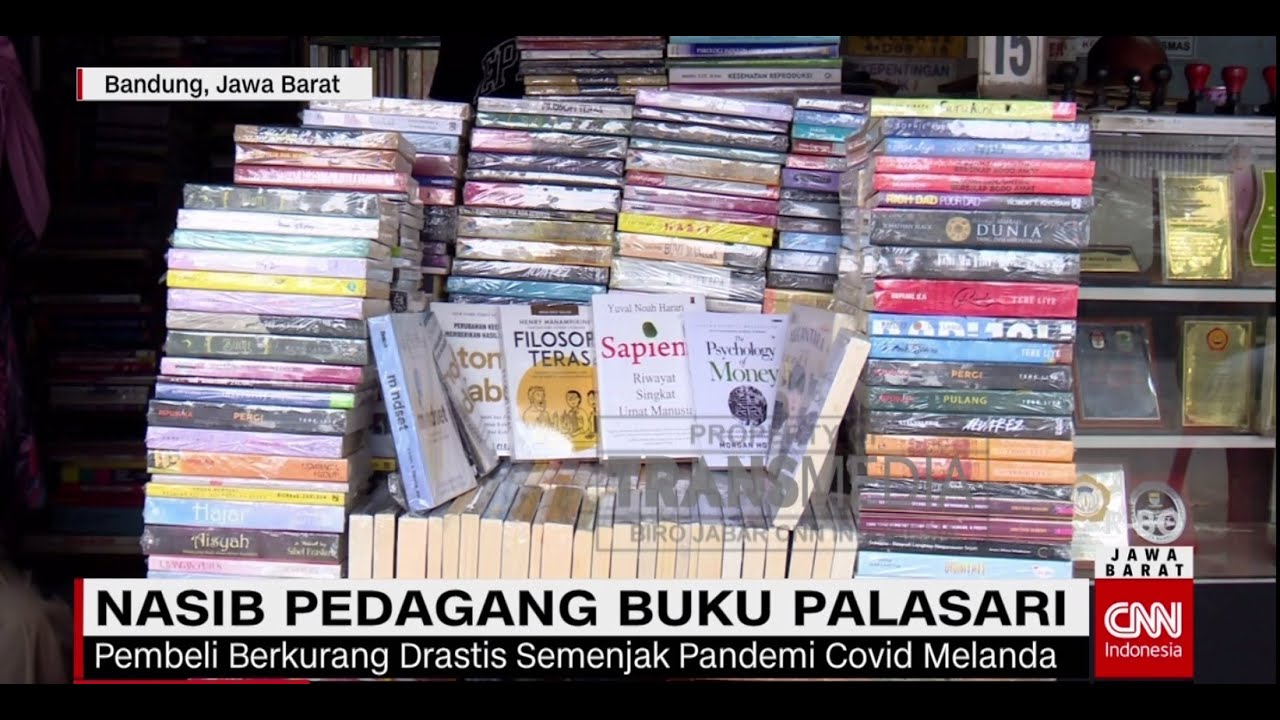 Nasib Pedagang Buku Palasari Bandung - YouTube