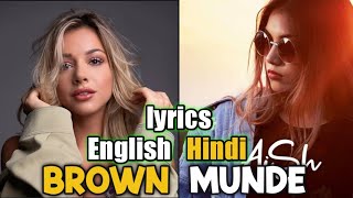 BROWN MUNDE FULL SONG WITH LYRICS | Cover By @AiSh X @Emma Heesters​ | IN HINDI English