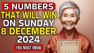 Lucky Numbers: 5 NUMBERS MOST LIKELY TO APPEAR ON 8th DECEMBER 2024 | Buddhist Teachings