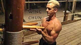 Wing Chun WOODEN DUMMY Real Fighting - Bruce Lee, Yip Man Be Proud - Muk Jong or Mu Ren Zhuang!