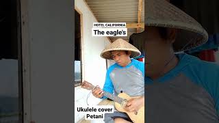 HOTEL CALIFORNIA The Eagles electric version #ukulelecover  #hotelcalifornia #petaniviral #theeagles