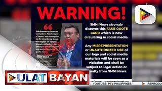 Roque: Fake news ang quote card tungkol sa ‘di-umano'y katiwalian sa pamahalaan