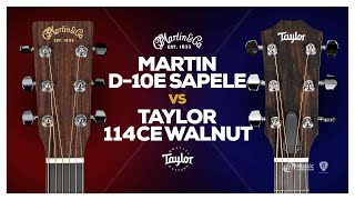 คู่เด็ด 𝐄𝐏. 𝟏𝟗 | Taylor 114ce 𝑊𝑎𝑙𝑛𝑢𝑡 vs Martin D-10E 𝑆𝑎𝑝𝑒𝑙𝑒 