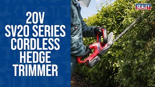 Sealey 20V SV20 Series Cordless Hedge Trimmer 520mm - CHT20V