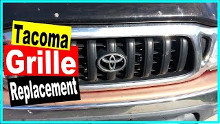 Tacoma Grille Remove Install How To 2001 2002 2003 2004 Toyota