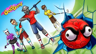 В ЭТУ ИГРУ НЕВОЗМОЖНО ИГРАТЬ СЕРЬЕЗНО :D КАТАЕМ ШАРЫ в Golf Gang