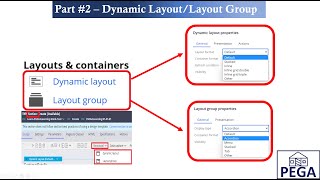 PEGA #Section Part #2 - - Dynamic Layout and Layout Group