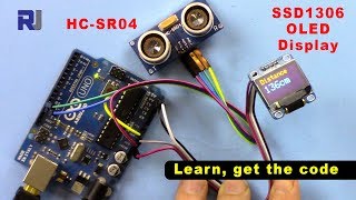 How To Use Hc Sr04 Ultrasonic Distance Sensor With Ssd1306 Oled Display ...