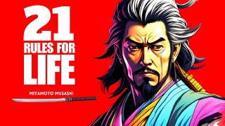 Miyamoto Musashi: 21 Rules For Life Adopt It You will be Able To Do Anything - DOKKODO