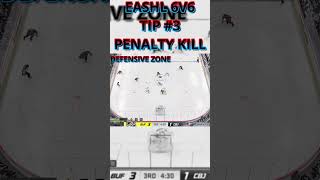 EASHL 6V6 TIP #3: PENALTY KILL | NHL 24 #shorts  #nhl24  #nhl24eashl