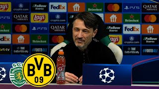 Live: Pressekonferenz mit Niko Kovac | Sporting CP - BVB | UEFA Champions League