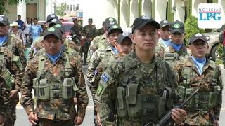 Traspaso de mando en Destacamento Militar número uno de Chalatenango