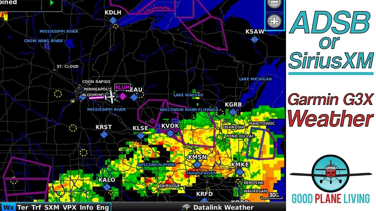 Garmin G3X Touch - SiriusXM Aviation Weather Or ADSB Weather? Paid Vs ...