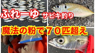 【ふれーゆ】トリックサビキでアジ釣り&釣れるエサの作り方