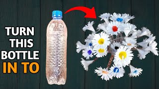 How to Make a Stunning Flower Bouquet Using Empty Plastic Bottles 🌺✨ | Calendula Paper Flower