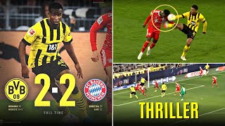 Anthony Modeste Goal vs Bayern | Dortmund vs Bayern 2-2 | Coman Red Card | Moukoko | kahn Reaction |