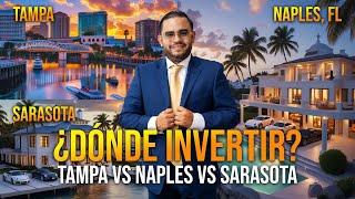 Tampa vs Naples vs Sarasota ¿Cuál CIUDAD en FLORIDA Es PERFECTA para Ti?