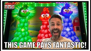 ANOTHER BIG WIN! This slot has INCREDIBLE payouts! Crazy Chicken Slot Machine!