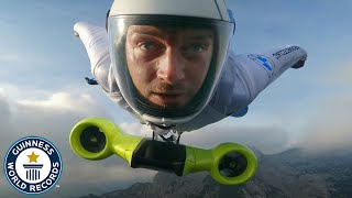 World's First Electric Wingsuit - Guinness World Records