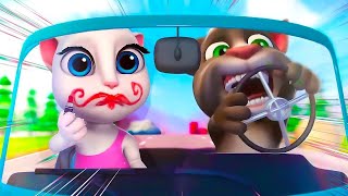 Talking Tom | A la carretera | Episodio 120 - Compilación ⭐ Súper Toons TV - Peques