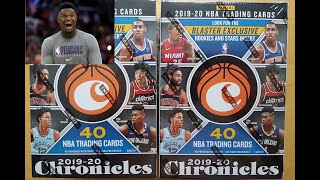 Crazy Zion Refractor!!! 2019-20 Panini Chronicles Basketball Blaster Box Break and Review