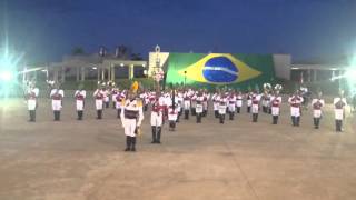 Fanfarra dos Dragões da Independência.