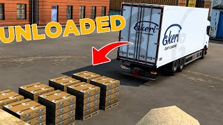 Transporting Potatoes in a Rigid Chassis in Paris 1:1 - ETS2 Gameplay