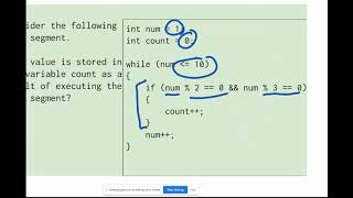while Loops (example problem) - AP Computer Science A