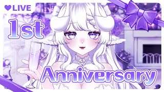 【祝1周年🌟生誕祭】オリジナルソング＆衣装差分 一挙お披露目💜1年が経ちました✨【新人Vtuber/夢栞あるぷ】