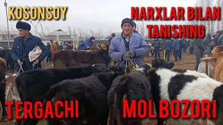 KOSONSOY TERGACHI MOL BOZORI NARXLARI BILAN TANISHING