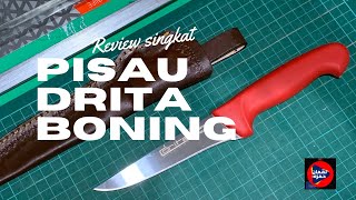 REVIEW SINGKAT ‼️ PISAU DRITA BONING LURUS 14 CM