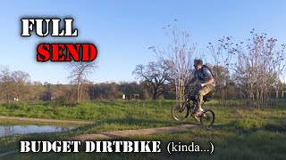 Beating the h*ll out of the 2 stroke Motorized BMX bike