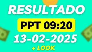 RESULTADO - Jogo do bicho ao vivo -  PPT 09:20  13/02/2025