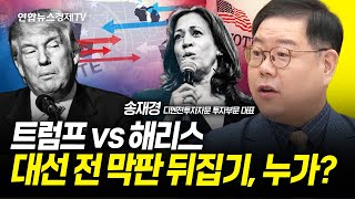 엎치락 뒤치락 트럼프 vs 해리스, 대선 전 막판 뒤집기 누가?(송재경 디멘젼투자자문 투자부문 대표