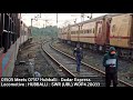 lhb 01505 diva sawantwadi special departing diva jn. meets 07317 hubballi dadar express