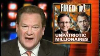 Ed Schultz Blasts the Unpatriotic Millionaire Members of Congress - The Ring Of Fire