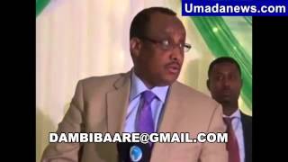 Madaxweyne Cabdiwali Gaas oo Diinta iyo Dhaarta Islaamka u Gafay Somali mn