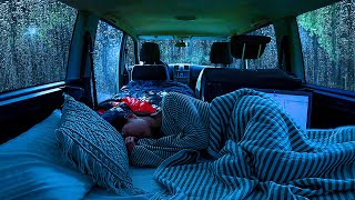 Deep Sleep Ambience: Sounds Rain Falling Outside The Cozy Car for Relax, Deep Sleep, Dispel Fatigue