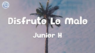 Junior H ft. Natanael Cano - Disfruto Lo Malo (letra/ lyrics)