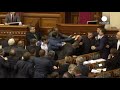 ukraine quand des députés en viennent aux mains