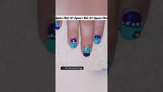 Red And Purple Nail Art Short Video | Cute Nails By Ayana