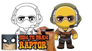 How to Draw Fortnite | Raptor