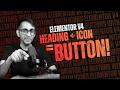 Elementor V4 Buttons with Icons + Hover Effects: WordPress Tutorial