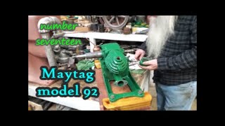 Maytag model 92 hit and miss engine reassembly seventeen