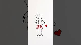 Whiteboard stop motion animation  #shorts