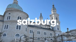 Salzburg Travel Vlog: Day Trip from Munich – Stunning Views from Mönchsberg \u0026 Old Town 🇦🇹⛰️