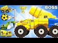 MEGA BOSS: BASERUNNER vs MEGA TANK - Cartoons about tank/Nina tank cartoon