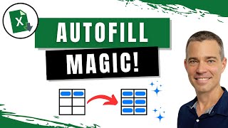 Excel AutoFill - EASILY Make Data Series in SECONDS!